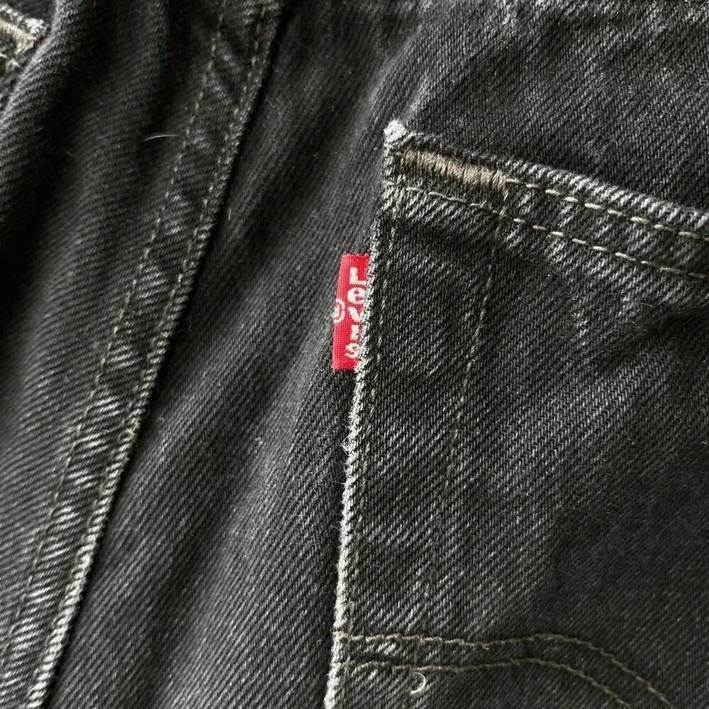 Levi’s 501 Black Jeans Men’s W36 L30 – Button Fly – Near New – Made 2021